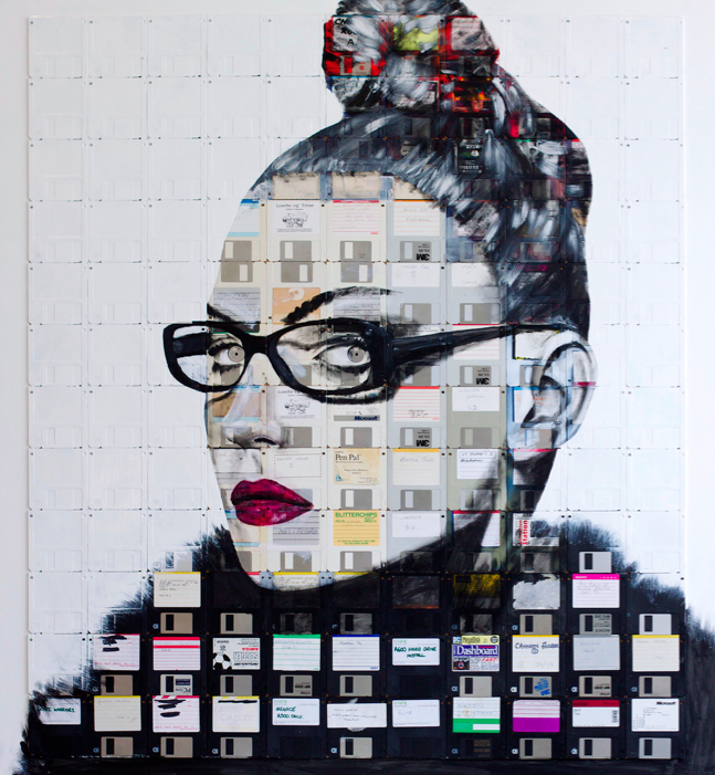 ShockBlast_nick-gentry-floppy-disk-art-81 Illustrations on floppy disk // Nick Gentry, image 7