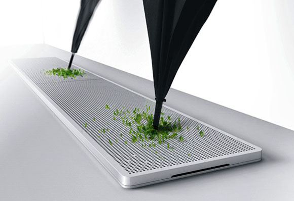 flat-umbrella-stand-growing-grass-junjie-zhang-gblog-4 Green Trace Umbrella