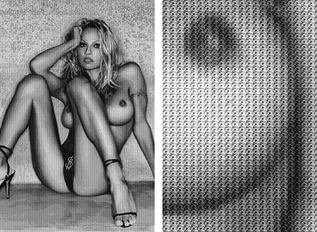 PAMELA vs COURBET L'ORIGIN DU MONDE, AFTER DORAZIO Culture Icons by Alex Guofeng Cao, image 8