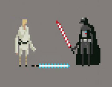 Pixel Poster Illustrations