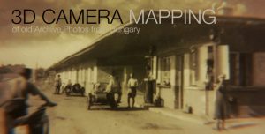 3D Camera Mapping old Photos