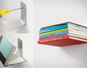 invisible book shelf