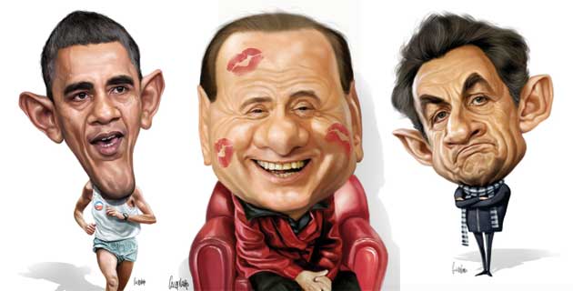 Celebrity Caricatures by Marco Calcinaro
