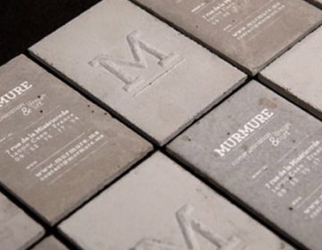 Concrete business cards | Murmure