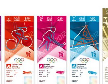 London 2012 Olympic ticket designs