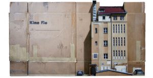 Urban Cityscapes Painted on Cardboard | EVOL