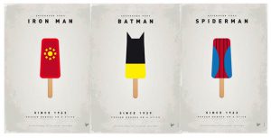 Frozen heroes on a stick