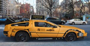 Back to the Future Delorean Taxi