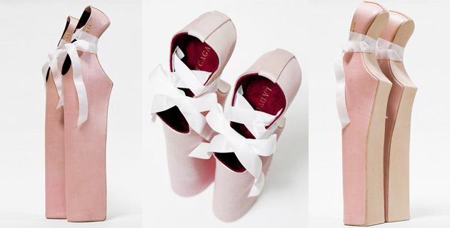 “Lady Pointe” shoes for Lady Gaga