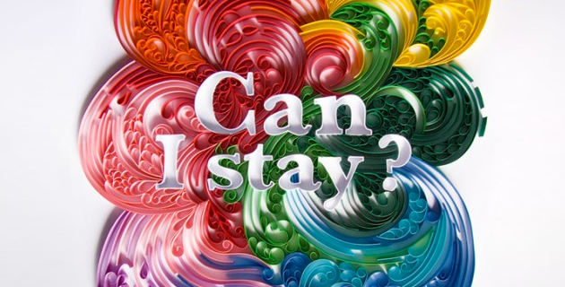 Paper Illustration Art | Can I Stay?