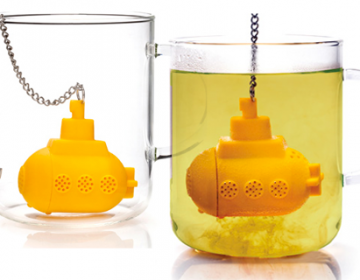 yellow submarine tea infuser