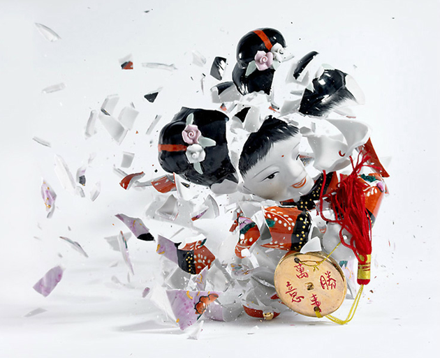 Crashing Porcelain Figures by Martin Klimas02