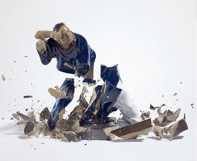 Crashing Porcelain Figures by Martin Klimas04
