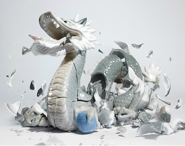 Crashing Porcelain Figures by Martin Klimas05