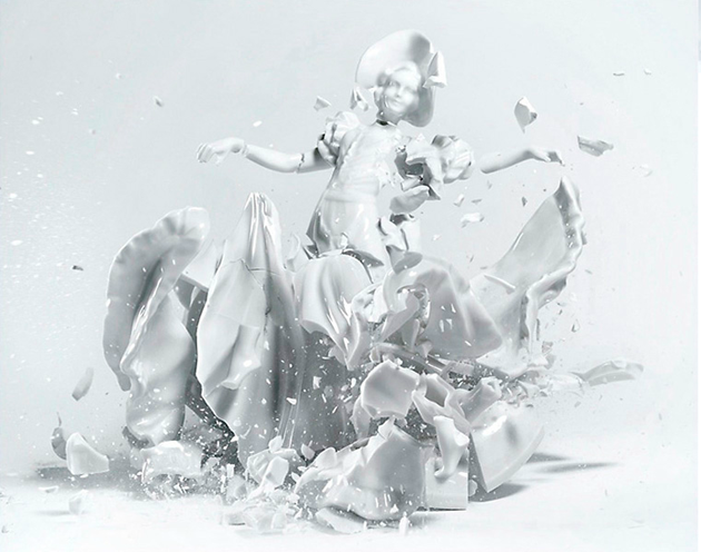 Crashing Porcelain Figures by Martin Klimas06
