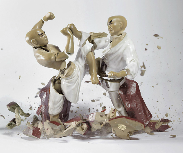 Crashing Porcelain Figures by Martin Klimas09
