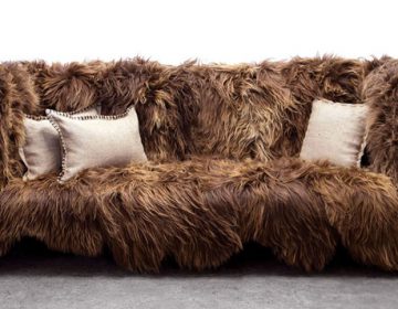 Long Wool Sofa