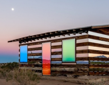 Colorfully Reflective Desert Shack