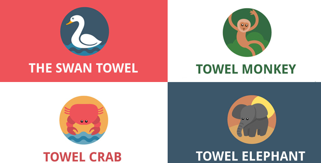 Animal Towel Folding Guide