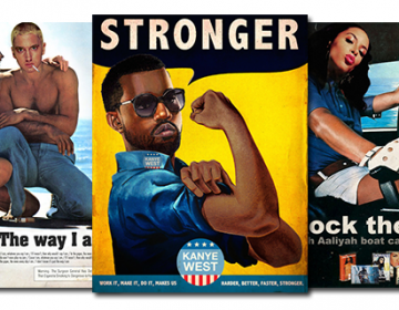VINTAGE ADV REMIXED WITH POP ICONS