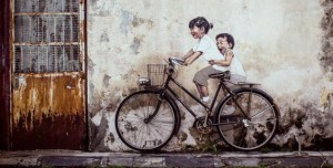 Mirrors | Street art in George Town, Penang