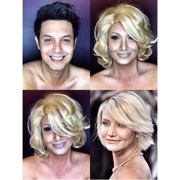 Man Uses Makeup To Turn Himself Into Different Hollywood Stars feel desain01