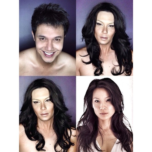 Man Uses Makeup To Turn Himself Into Different Hollywood Stars feel desain02