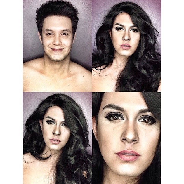 Man Uses Makeup To Turn Himself Into Different Hollywood Stars feel desain06