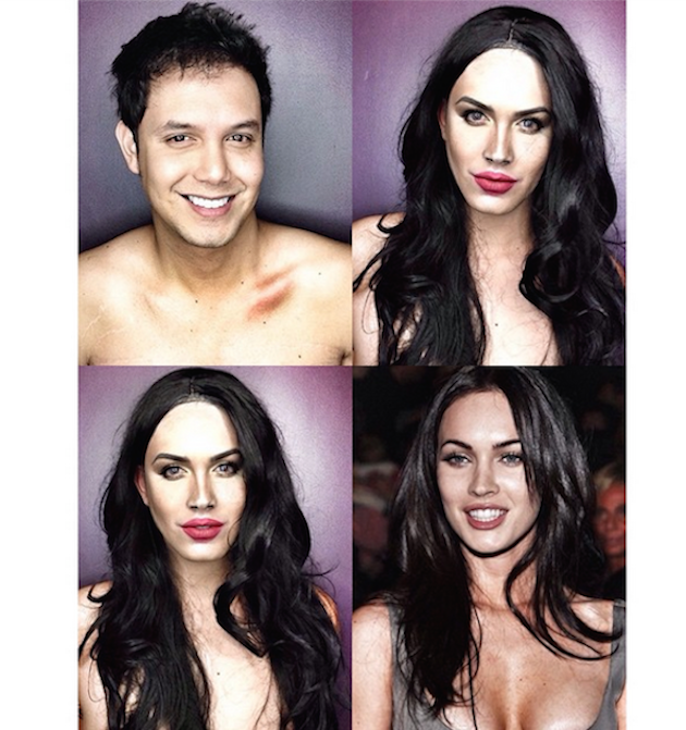 Man Uses Makeup To Turn Himself Into Different Hollywood Stars feel desain12