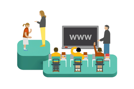 Animated internet safety illustrations feel desain Jing Zhang James Wignall05