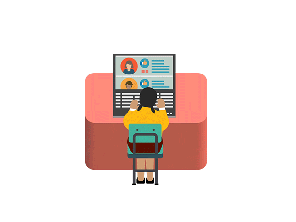 Animated internet safety illustrations feel desain Jing Zhang James Wignall07