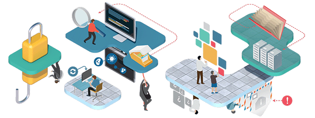 Animated internet safety illustrations feel desain Jing Zhang James Wignall15