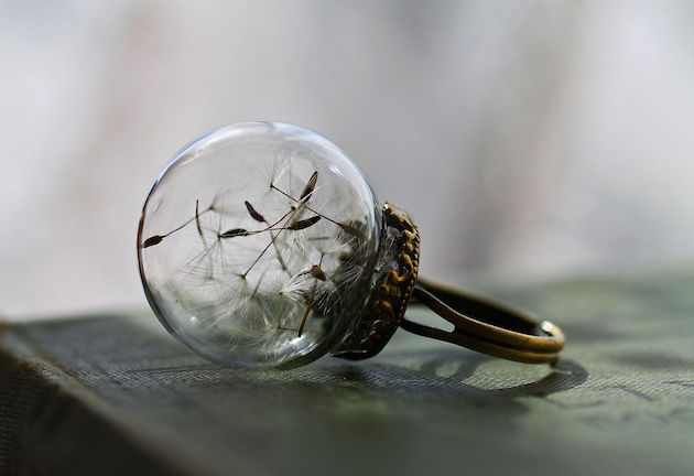 Whimsical Jewelry with real flowers feel desain RubyRobinBoutique01