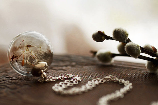 Whimsical Jewelry with real flowers feel desain RubyRobinBoutique13