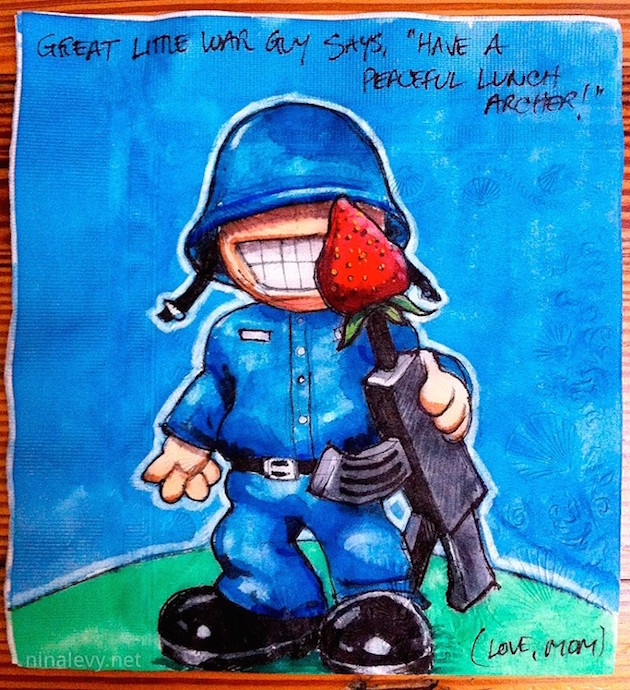 American mother s napkin artworks Feel Desain Nina Levy07