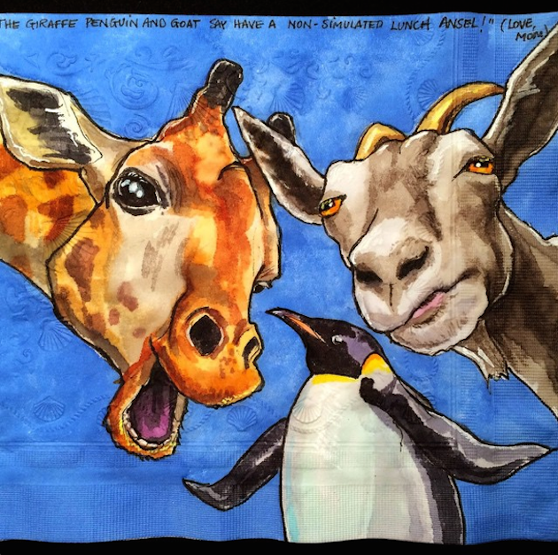 American mother s napkin artworks Feel Desain Nina Levy16