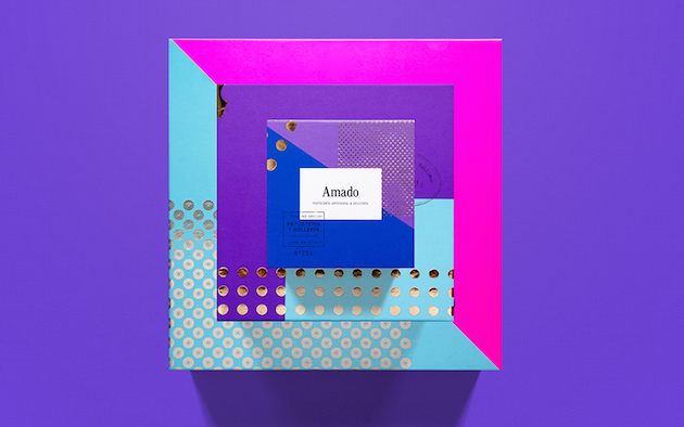 Candy coloured brand identity feel desain Amado15