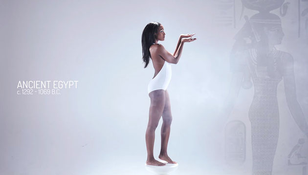 The perfect body over 3,000 years Feel desain Buzzfeed Video02