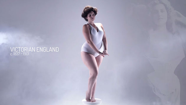 The perfect body over 3,000 years Feel desain Buzzfeed Video06