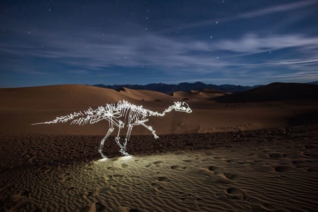 Dinosaur Light Paintings Feel desain Darren Pearson 01
