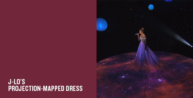 J-Lo’s projection-mapped dress