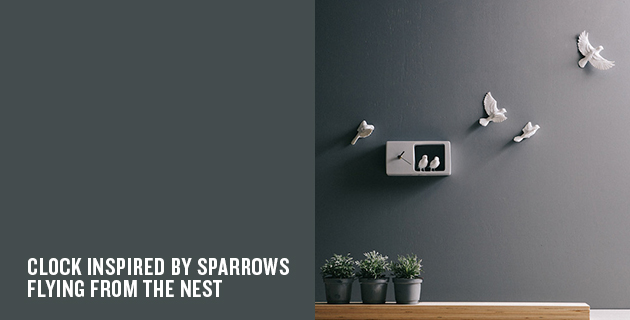 Sparrow Clock | Haoshi Design