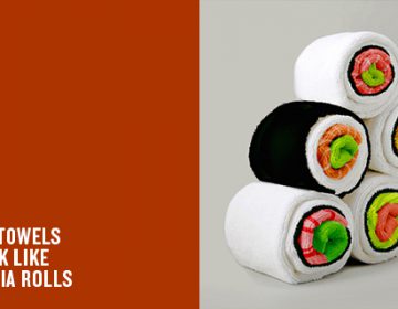 Sushi Towels | Jenny Pokryvailo for OTOTO