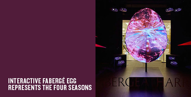 Harrods Fabergé Installation | Justso & Projection Artworks