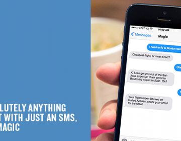 Order anything you want by SMS | Magic