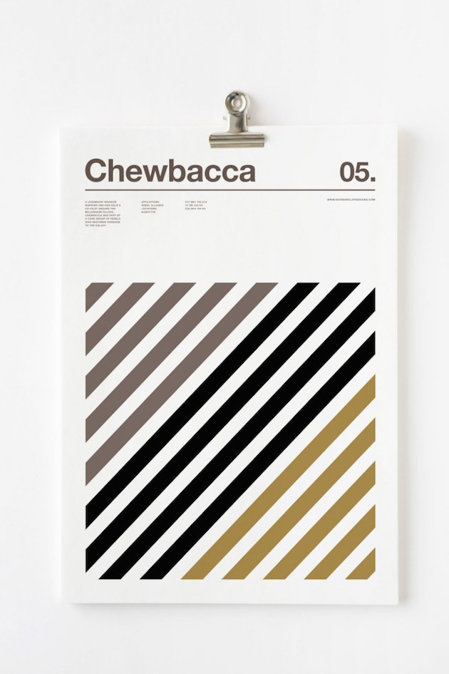 3 Colour Star Wars Characters feel desain Nick Barclay04