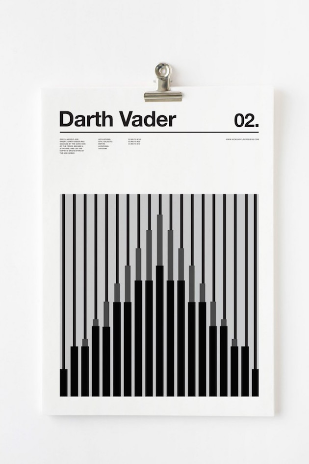 3 Colour Star Wars Characters feel desain Nick Barclay05