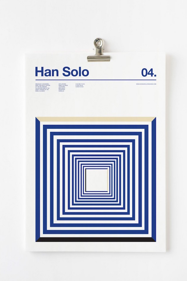 3 Colour Star Wars Characters feel desain Nick Barclay06