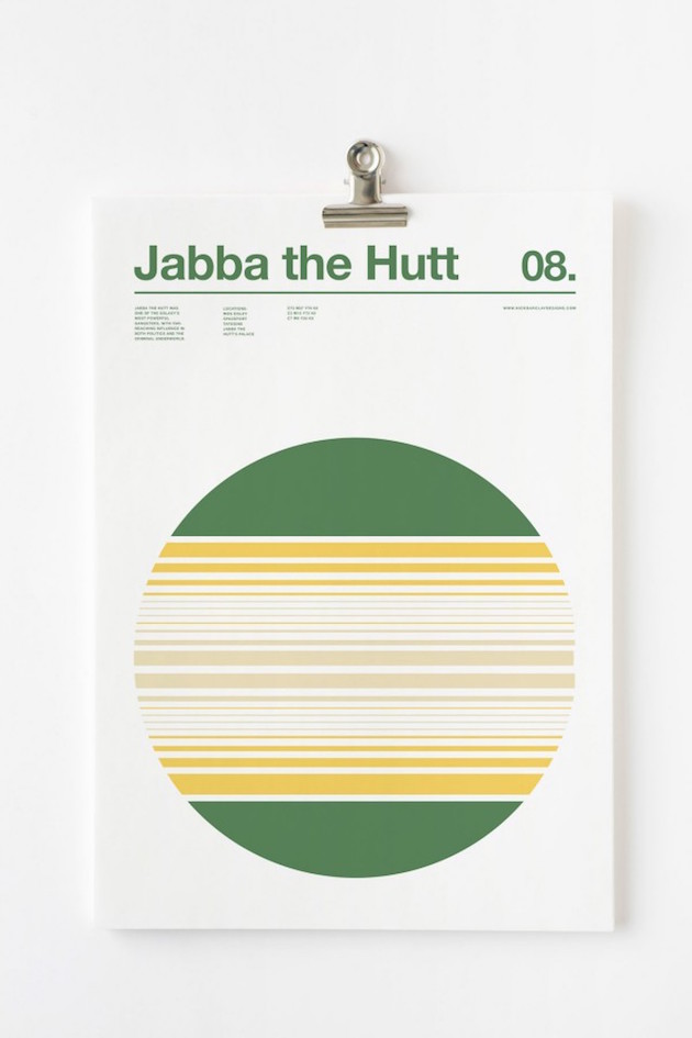 3 Colour Star Wars Characters feel desain Nick Barclay07