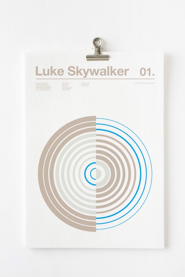 3 Colour Star Wars Characters feel desain Nick Barclay08